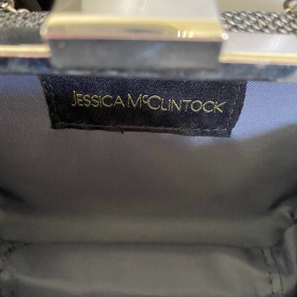 Jessica  McClintock Shoulder Strap/Clutch Purse - Picture 3 of 5